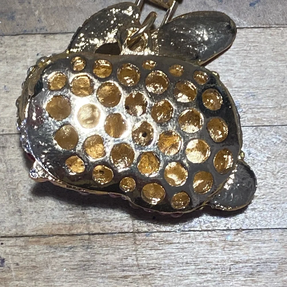 Pink & White Jeweled Rabbit Keychain - Picture 5 of 6